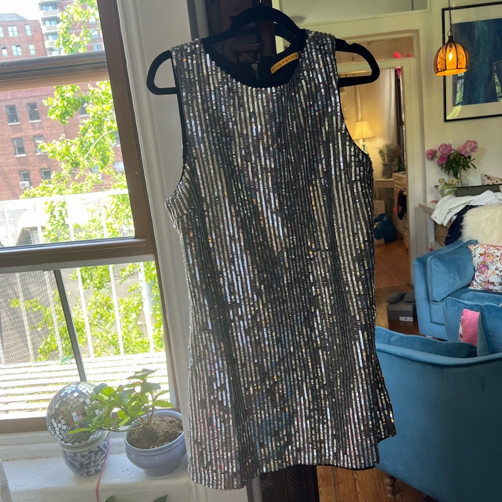 Alive and Olivia Sequin dress